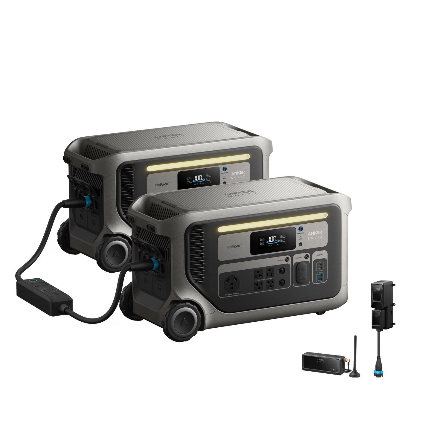 2× Anker SOLIX F3000 + Local Power Saving Kit