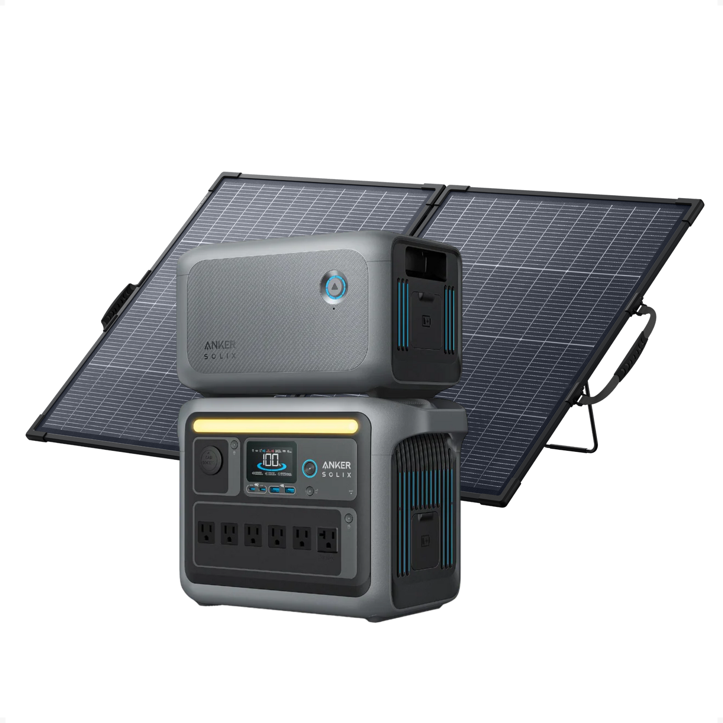 Anker SOLIX C1000 + Expansion Battery + 200W Solar Panel