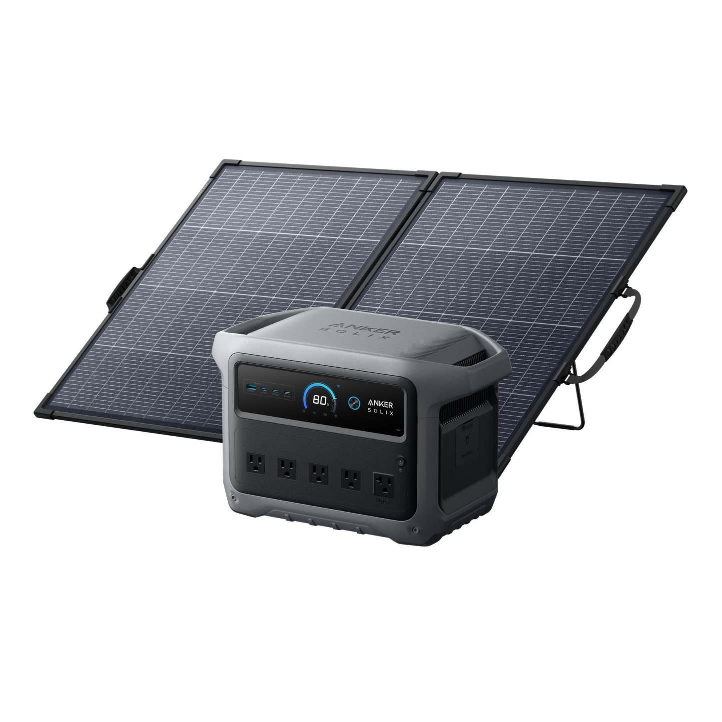 Station d'alimentation portable Anker SOLIX C1000 Gen 2 avec panneau solaire 200 W