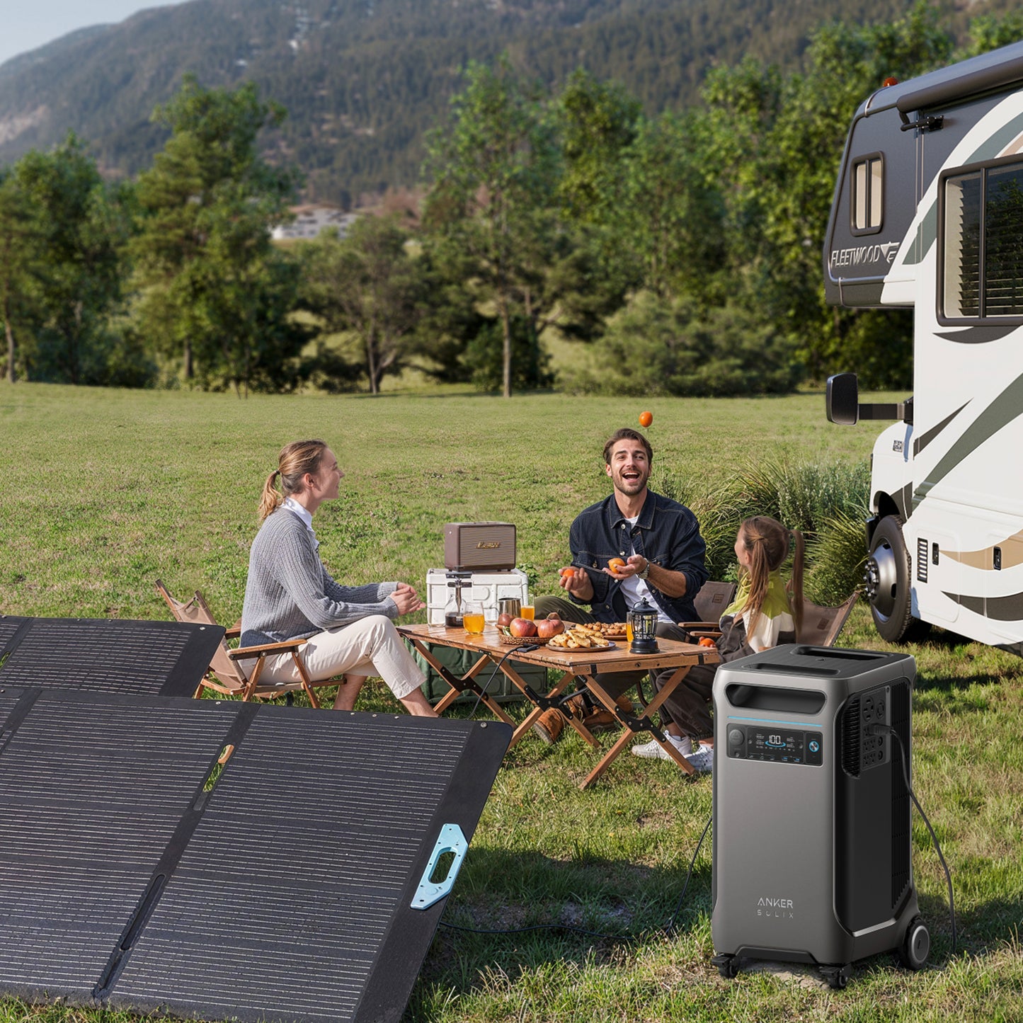 Anker SOLIX F3800 Home Backup Power Kit with 2 x 200W Solar Panels