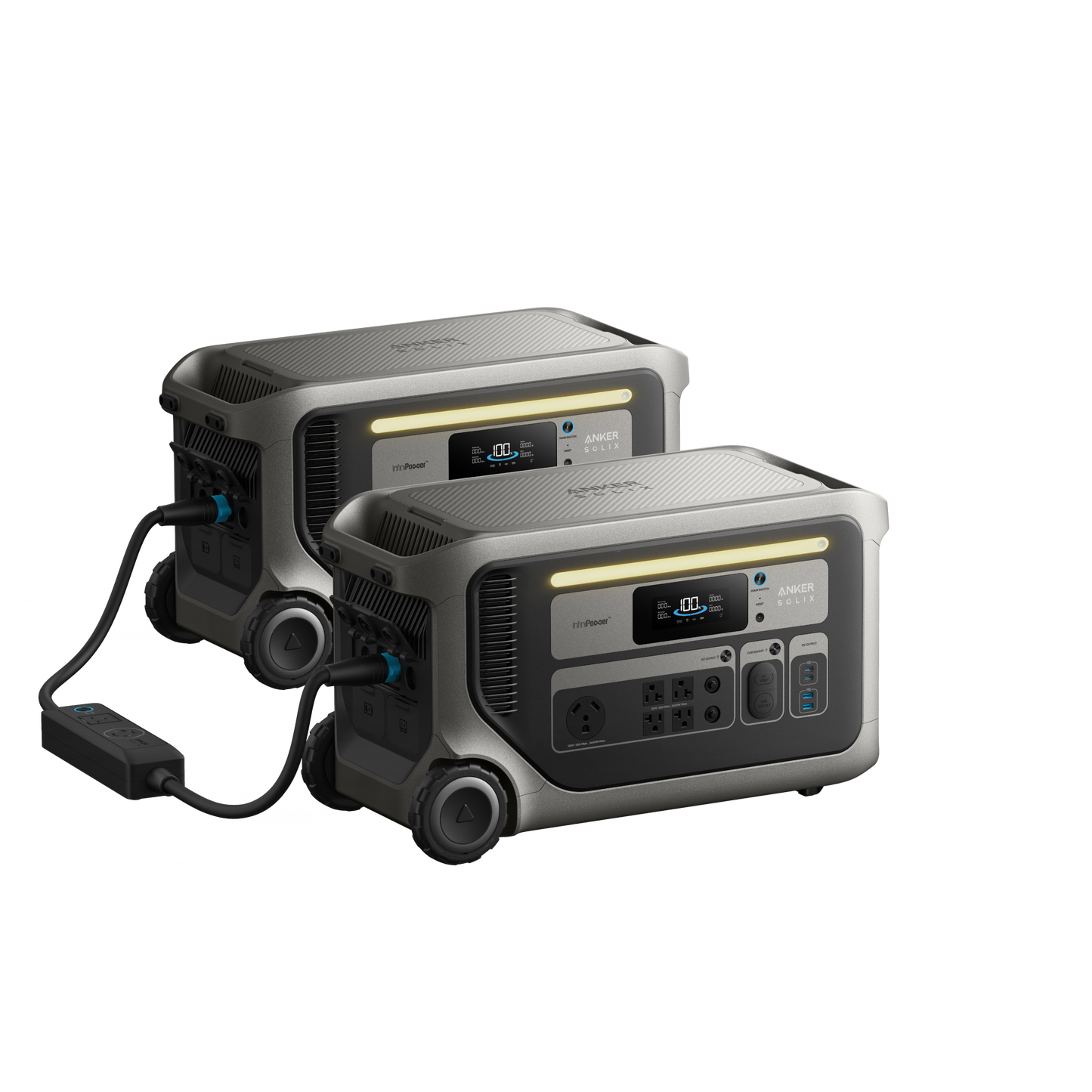 2× Anker SOLIX F3000 Portable Power Station
