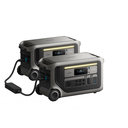2× Anker SOLIX F3000 Portable Power Station