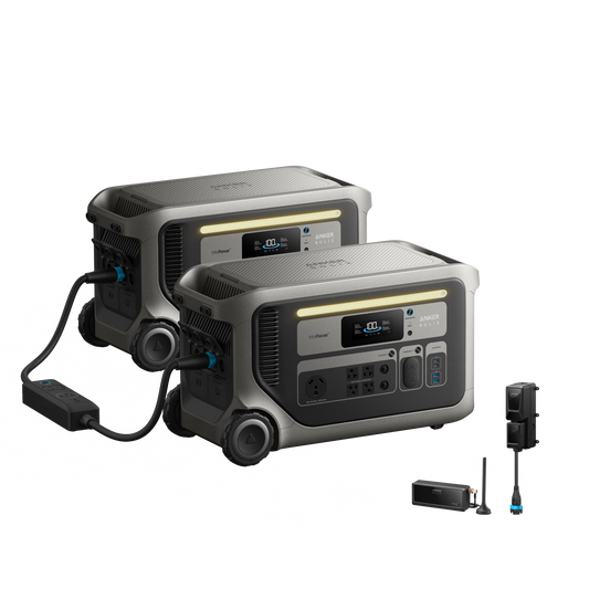2× Anker SOLIX F3000 + Local Power Saving Kit