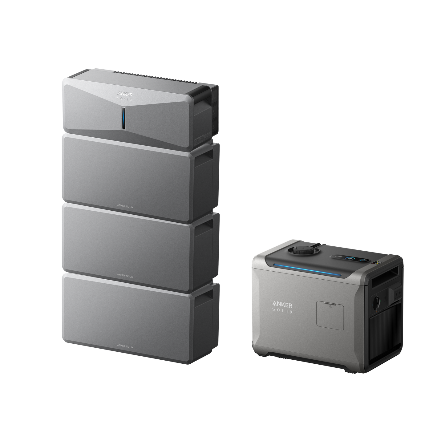 Anker SOLIX E10 (Power Module + 3× Battery) + Smart Generator 5500