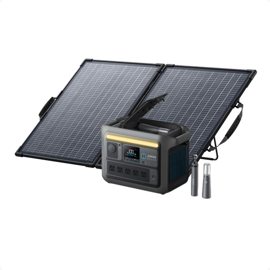 Anker SOLIX C800X Solar Generator + 100W Solar Panel