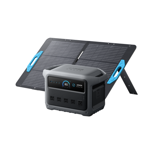 Anker SOLIX C1000 Gen 2 Portable Power Station with 100W Solar Panel