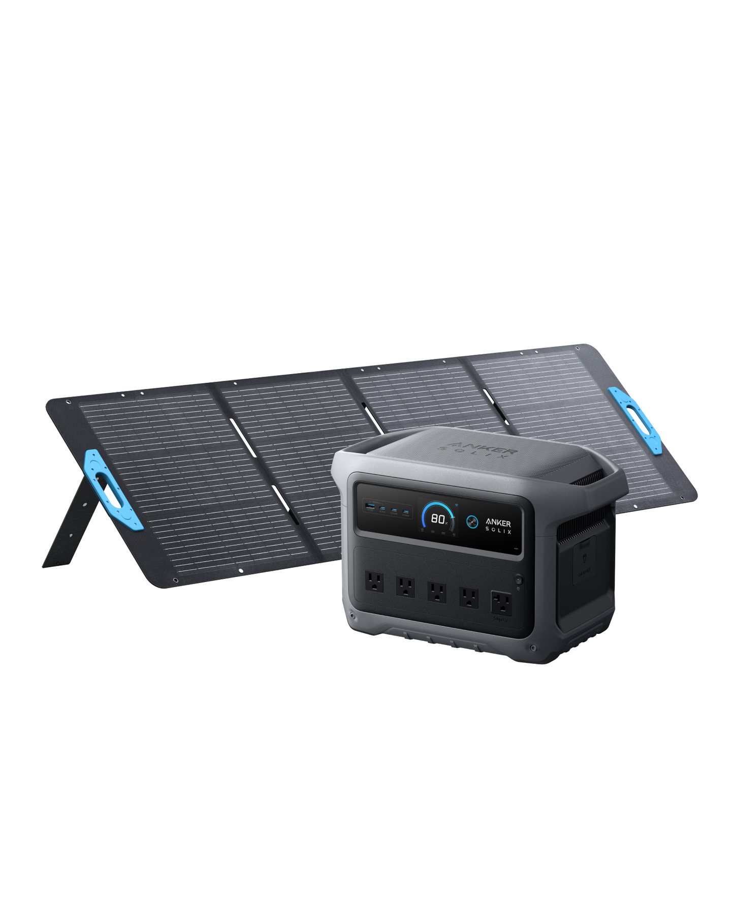 Anker SOLIX C1000 Gen 2 Portable Power Station with 200W Solar Panel (oso)