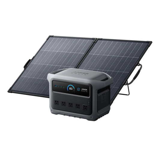 Anker SOLIX C1000 Gen 2 Portable Power Station with 200W Solar Panel