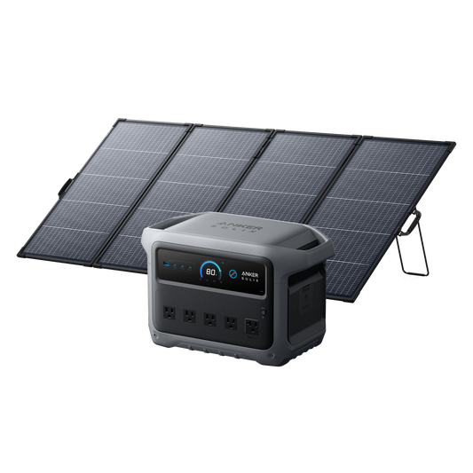 Station d'alimentation portable Anker SOLIX C1000 Gen 2 avec panneau solaire 400 W
