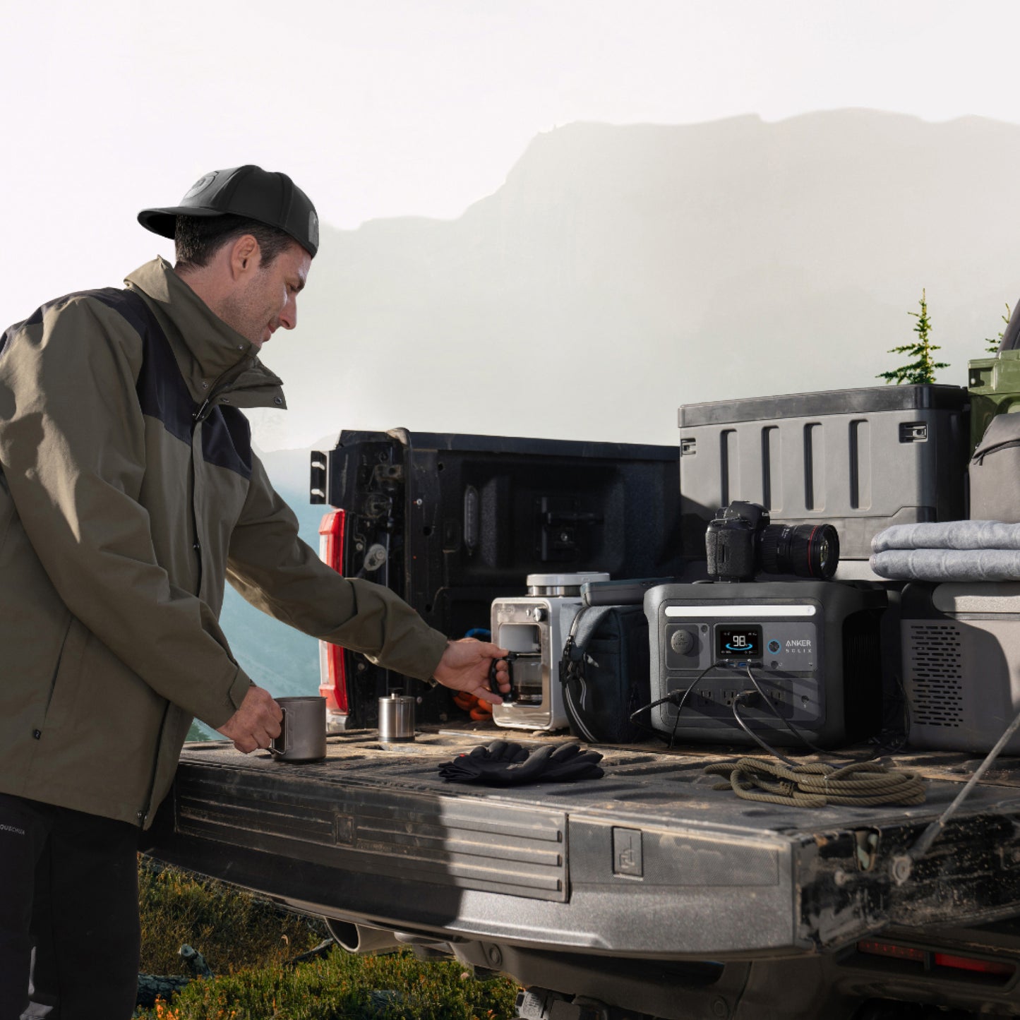 Anker SOLIX C800X Solar Generator with 100W Solar Panel
