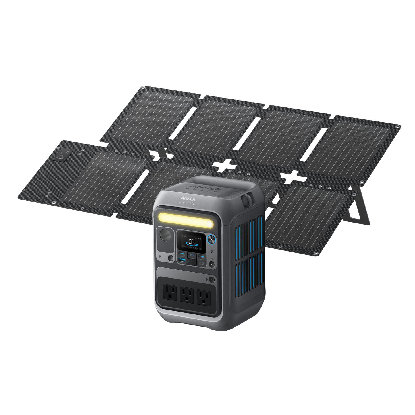 Anker SOLIX C300 Solar Generator + 60W Solar Panel