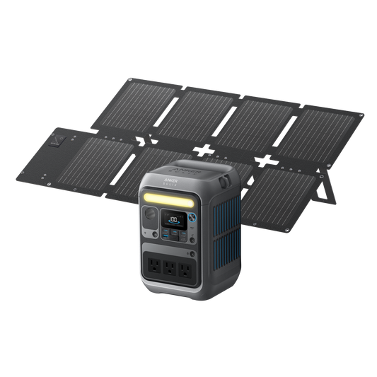 Anker SOLIX C300 Solar Generator + 60W Solar Panel